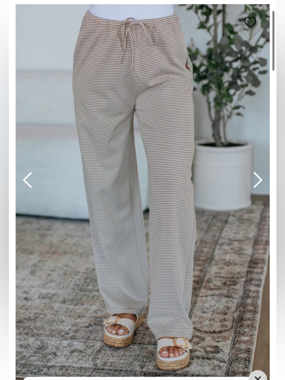 Wishlist Striped Sweatpants Large